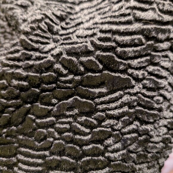 WHBM Black Textured Long Coat Size XS - Picture 7 of 14